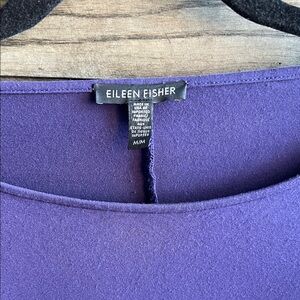 Eileen Fisher Rich Purple Blouse